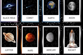 design any kind of flashcards