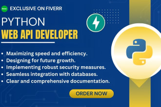 develop web application using fastapi, django or flask