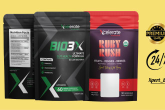 do stand up pouch design, bag design, packaging design
