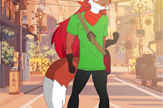 draw art commissions and digital art in anime and manga style within 48 hours