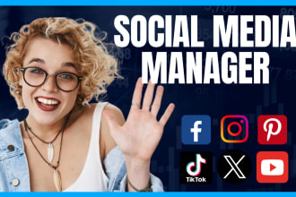 be your social media content creator and marketing manager