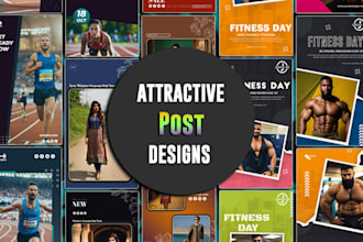 create unique pinterest pins and social media posts designs