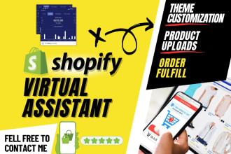 be your shopify virtual assistant, theme customization