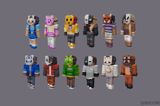 create a custom minecraft skin for you