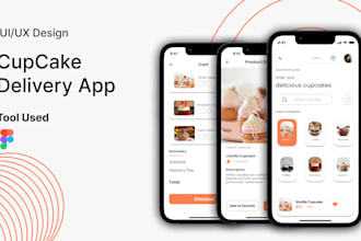 design a responsive UI UX app for ios and android