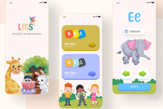 develop kid learning app educational app e learning app adult, kid learning game