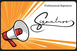 design scripted, handwritten or signature logo