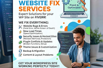 fix any technical issue on your website