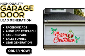 generate garage door leads locksmith landing page home security handyman lead ad