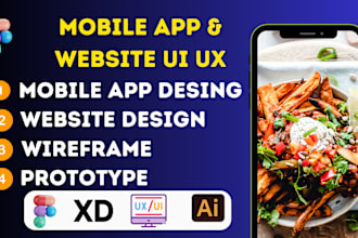 do website ui design, dashboard, mobile app, UI UX design, UI UX design