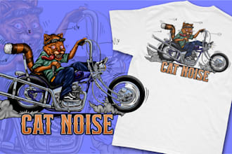 create illustration in rat fink style for t shirt