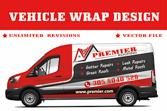 do creative vehicle wrap design, car wrap design,van wrap design bus wrap design