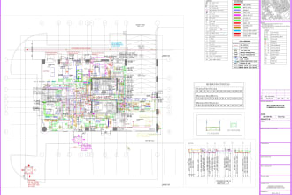 prepare the 2d mep coordination drawings