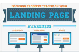 design responsive landing page or squeeze page