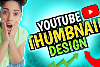 unique youtube and facebook video custom thumbnail designs