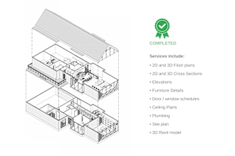 draw architectural layout in revit from PDF and cad or sketch