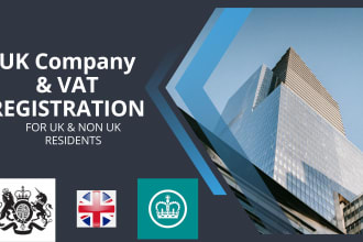 do UK ltd company and UK business and vat registration for UK and non residents