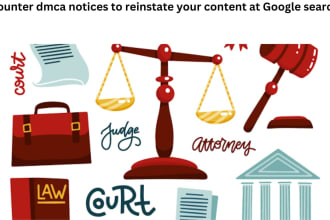 reinstate your content to google search by sending counter dmca notices