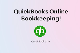 do monthly accounting and bookkeeping in quickbooks online with setup