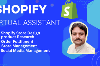 do shopify virtual assistant and shopify store manager