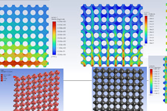 do fea, structural and stress analysis using ansys ,comsol