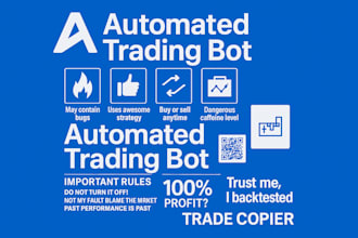 code automated trading bot or trade copier bot on ninjatrader, ctrader, mt4, mt5