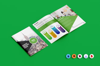 design digital PDF, lead magnet, booklet, annual report, PDF brochure, or flyer