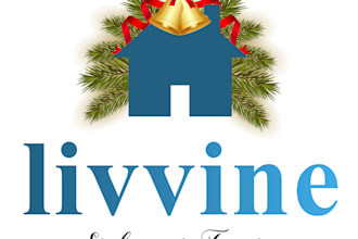 customize your logo with xmas christmas theme
