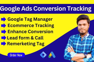setup google ads conversion tracking shopify and woocommerce via GTM