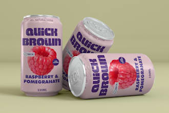design label for can, beer, soda, beverages, energy drinks juice and liquid