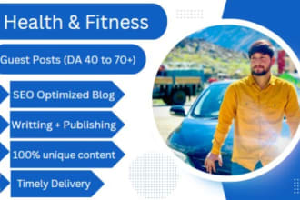 do 100 health niche guest post sites seo dofollow backlinks