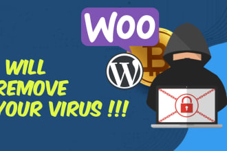 remove virus from woocommerce