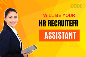 be your female HR recruiter consulting assistant or human resource