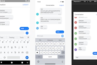 develop chat application in react native with firebase