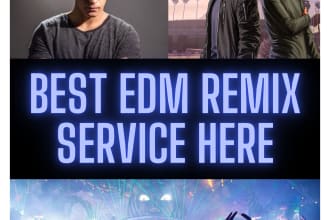 remix your song in edm genre as a reputable ghost producer