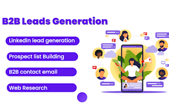 do targeted b2b lead generation and web research