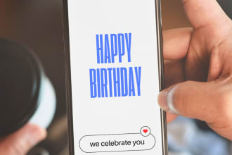write a personalized happy birthday message