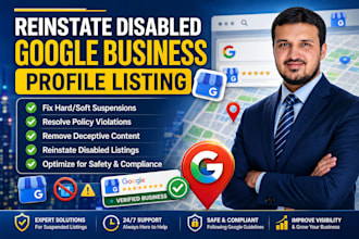 reinstate disabled and suspended google business profile listing