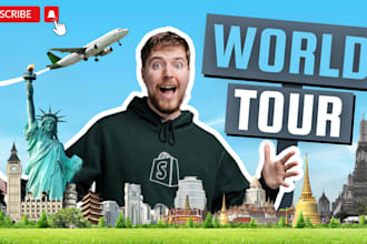 design 2 attractive youtube thumbnails 5 dollars