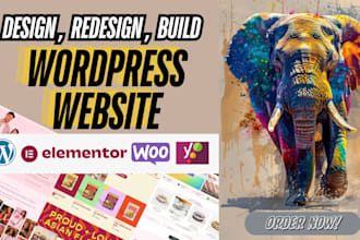 design, redesign, build your wordpress website with mobile responsive