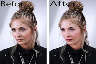 do professional jewelry and beauty retouching services