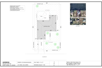 complete site plan and plot plan within 24 hours