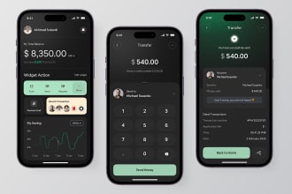 develop fintech app, payment app, neobank app, remittance app mobile banking app