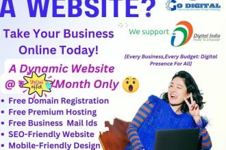 create the best website , landing page for your business