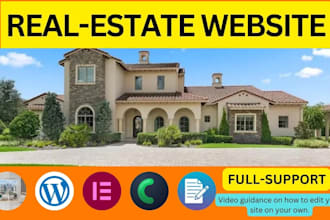 design real estate investor brokers websites using the houzez theme in wp