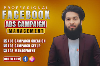 run your facebook ads, instagram ads campaign for your business