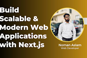 build any web application in nextjs