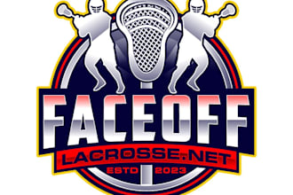 design excellent lacrosse logo with unlimited revision