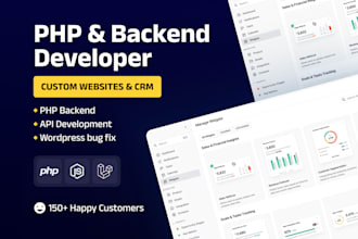 provides PHP laravel developer for custom development and bug fixes