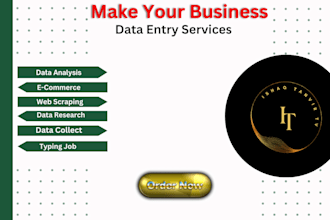 be proficient in data entry, web scraping, web research